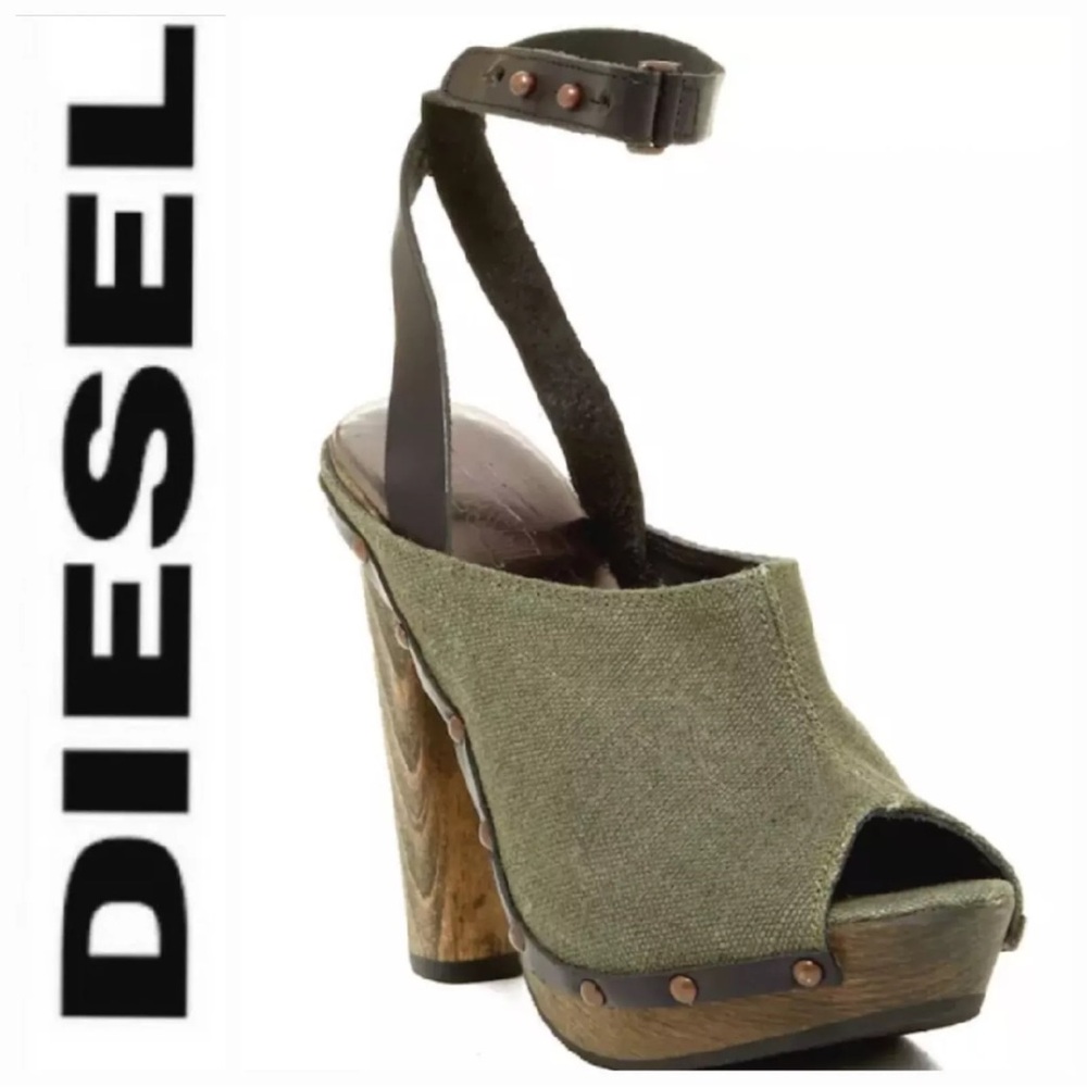 Diesel Moody Woody Yumu Sz 10 NIB AVION GREEN